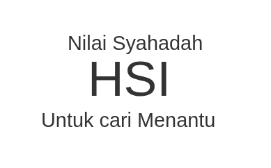 Apakah Syahadah HSI bisa digunakan untuk Cari Menantu?
